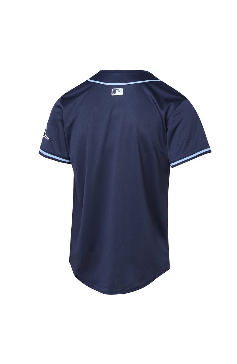 Nike Youth Navy Tampa Bay Rays Road Limited Jersey, Alternate, color, Navy