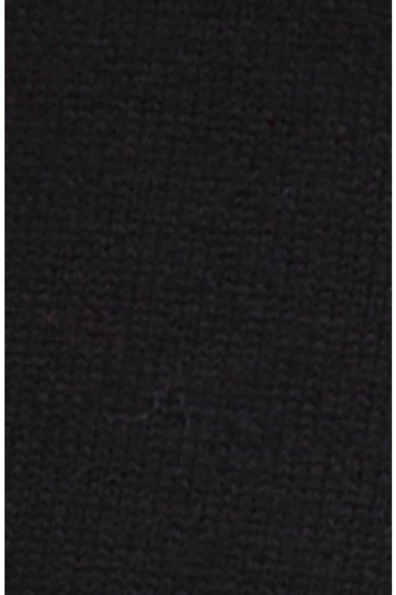 Vera Funnel Neck Long Sleeve Cotton Blend Midi Sweater Dress, Alternate, color, BLACK