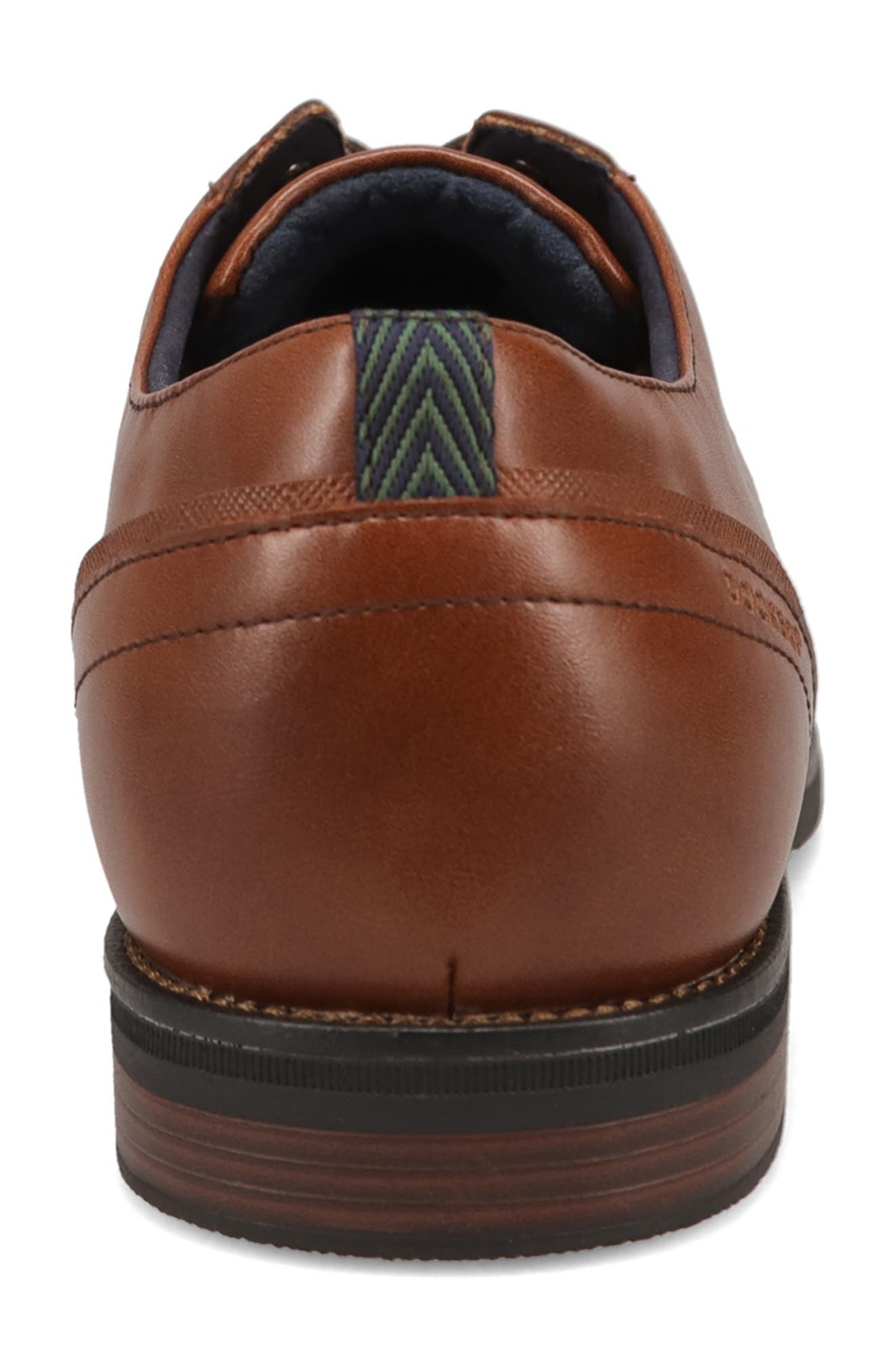 Blakeley Faux Leather Oxford, Alternate, color, COGNAC