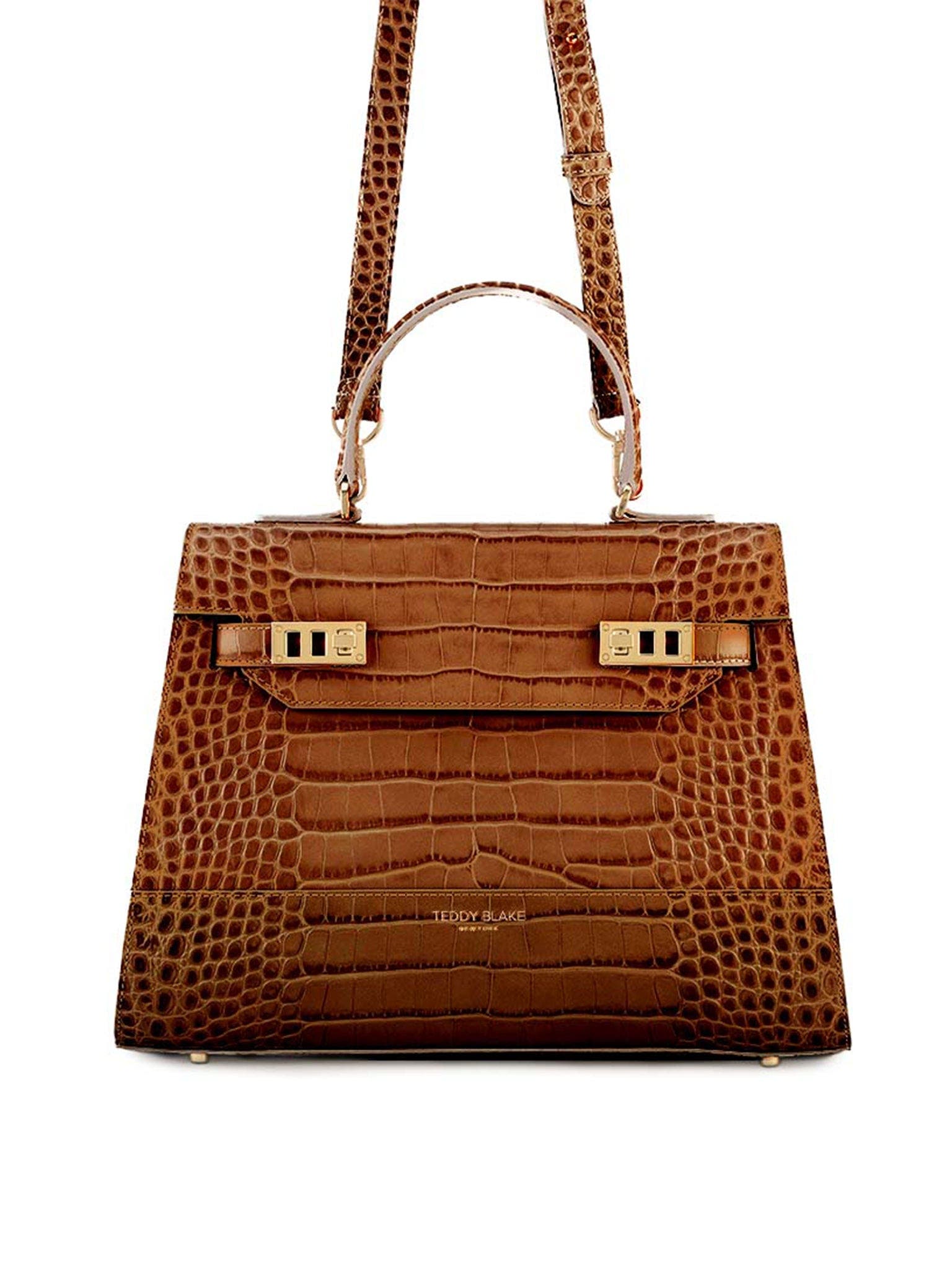 Teddy Blake Kim Croco 14", Alternate, color, Brown