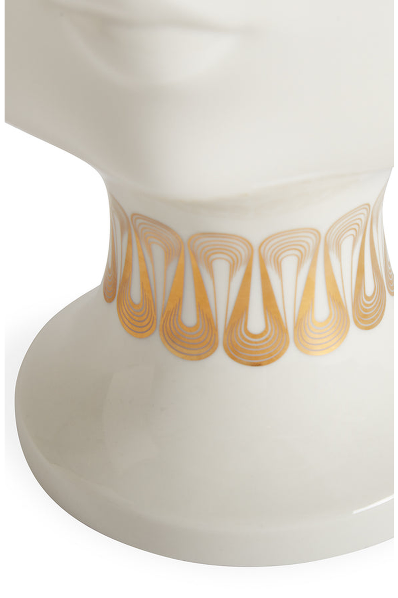 Gilded Dora Maar Urn, Alternate, color, White / Gold