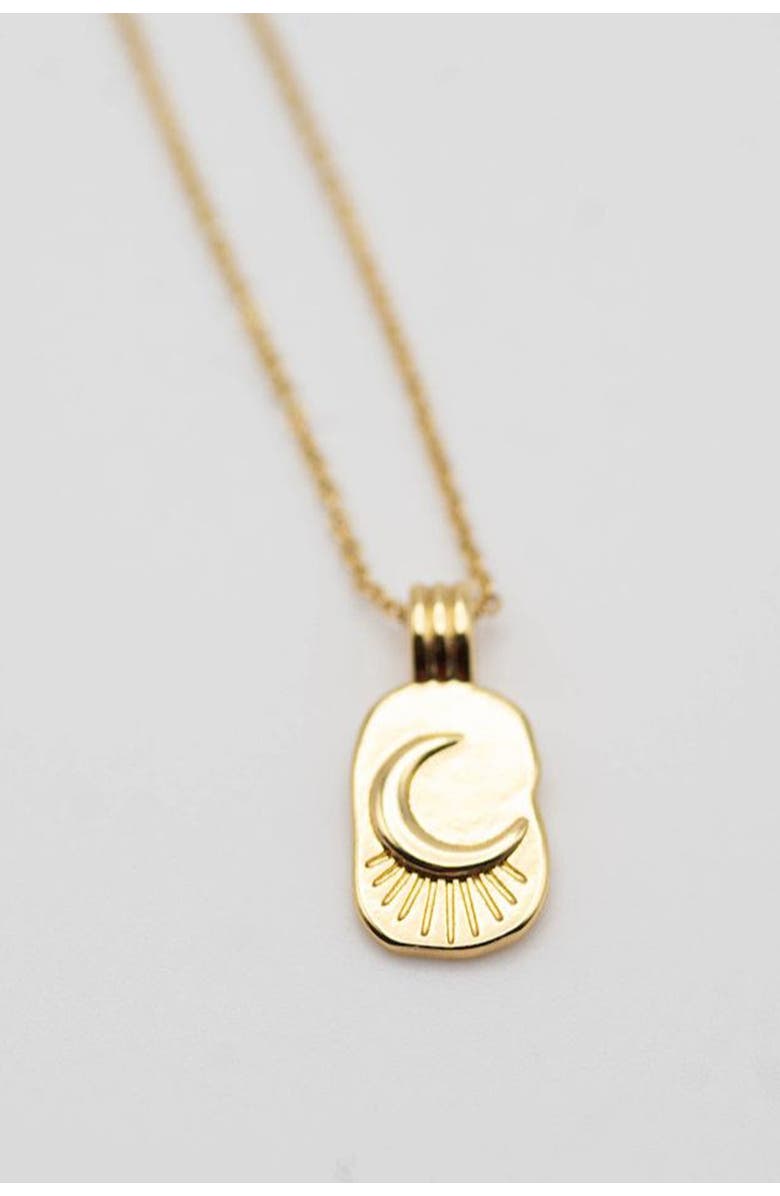 Ivy & Pearl Co. Moonlight Essence Necklace, Alternate, color, Gold