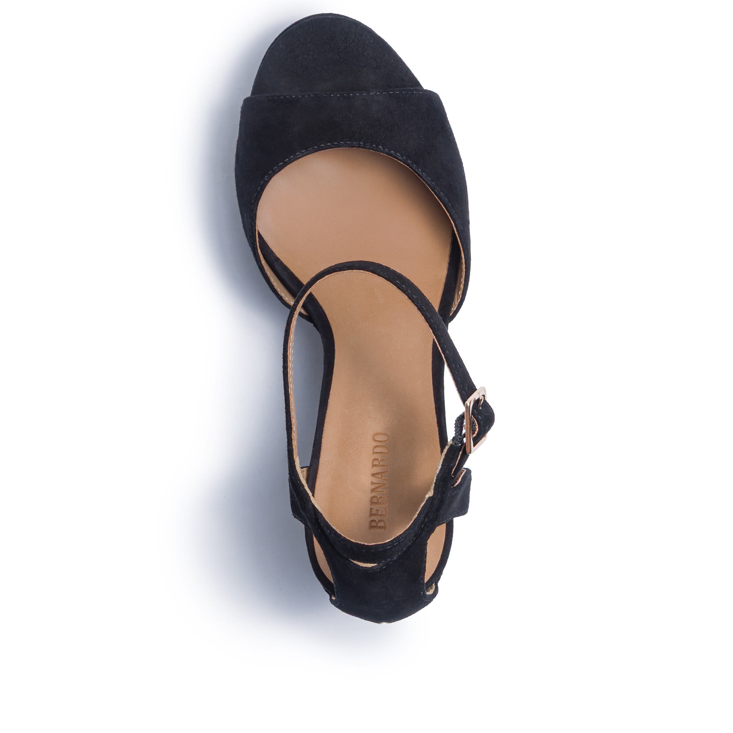 Bernardo Footwear Valeria Platform High Heeled Sandal, Alternate, color, Black