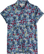 Seasalt Cornwall Rushmaker Floral Organic Cotton Voile Button-Up Shirt