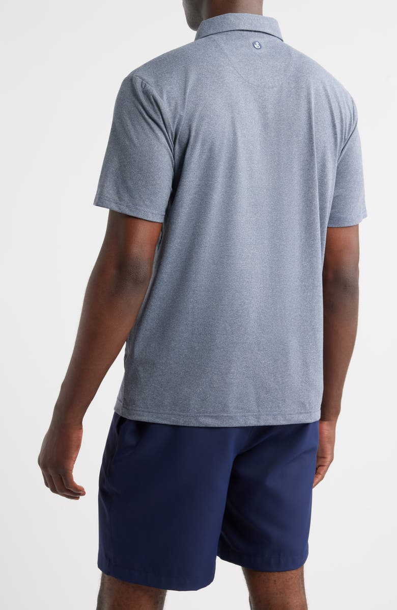 Swannies James H Solid Performance Golf Polo, Alternate, color, Navy-Heather
