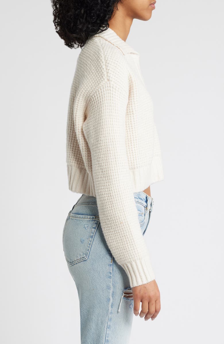 PacSun Gabriella Waffle Stitch Crop Sweater, Alternate, color, 