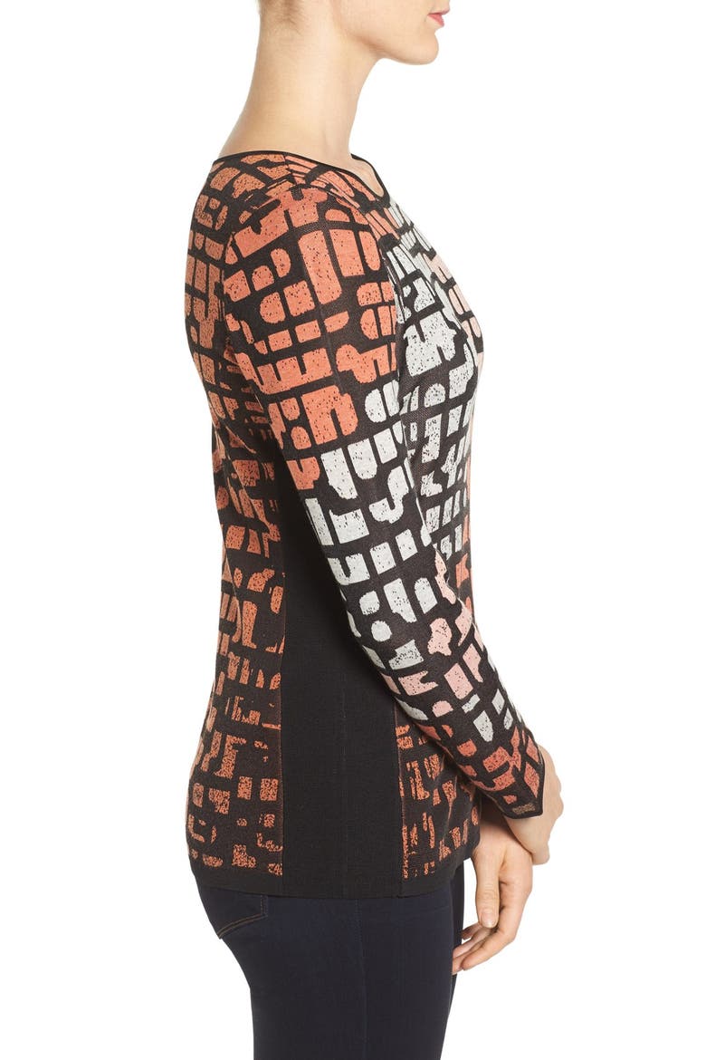 Pattern Play Knit Top, Alternate, color, SOFT COPPER