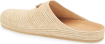 Crocheted Raffia Mule