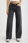 YMI Bella Seam Detail Wide Leg Jeans