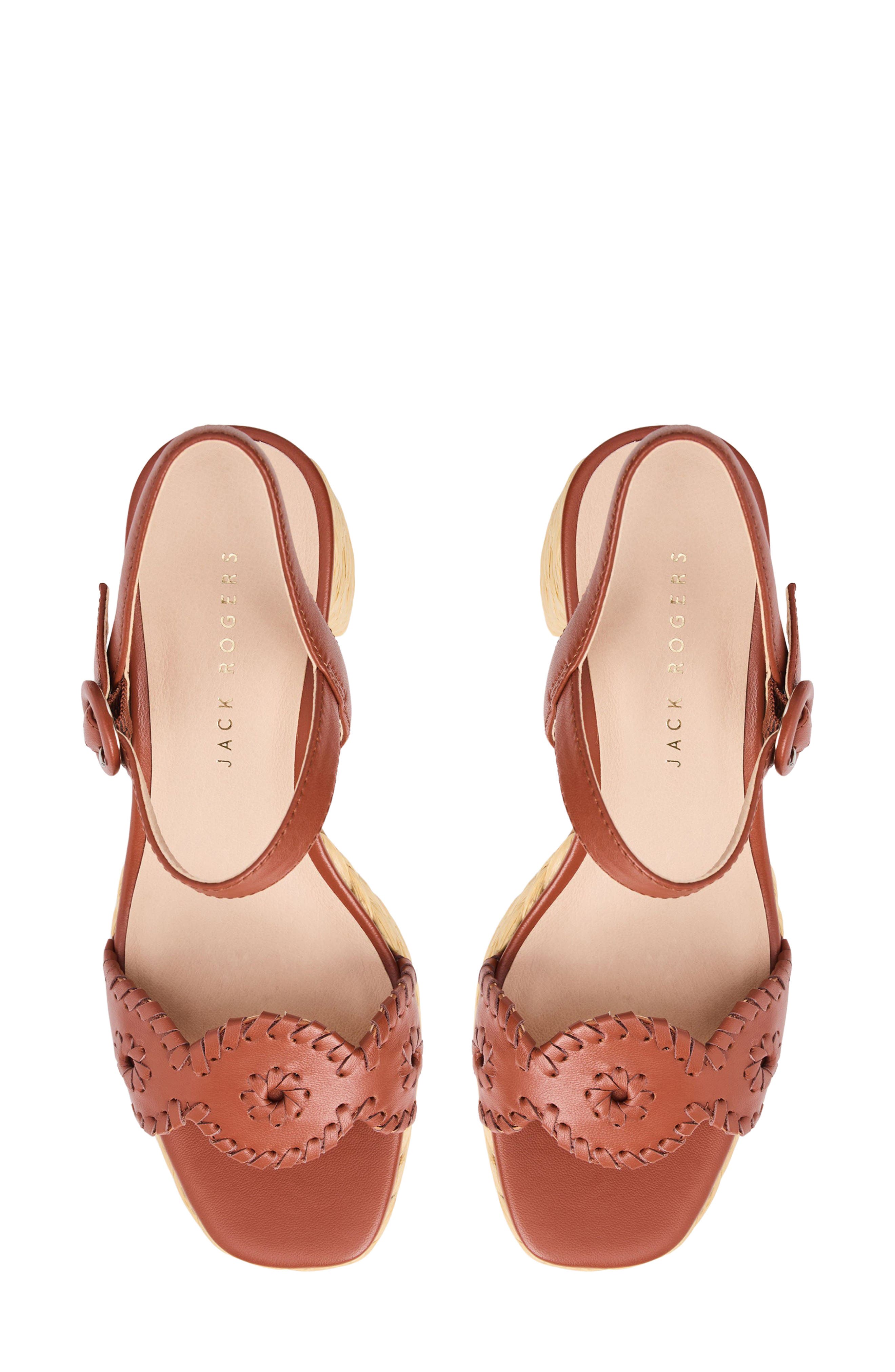 Laurin Ankle Strap Platform Sandal, Alternate, color, LUGGAGE