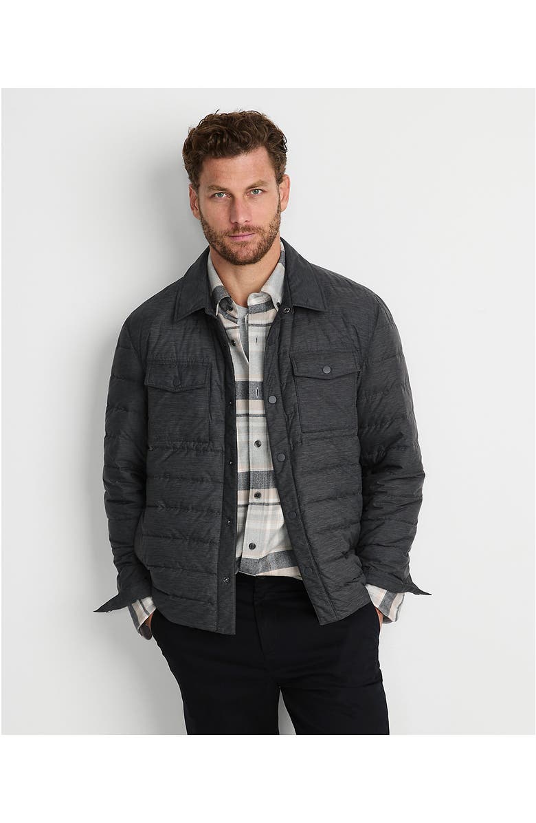 Lands' End Wanderweight Packable Down Shirt Jacket, Alternate, color, 