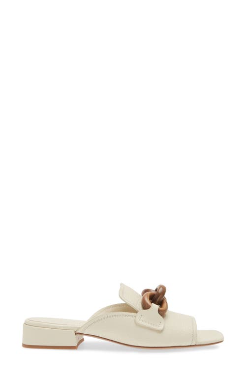 Shop Pedro Garcia Enna Slide Sandal In Ivory Walnut