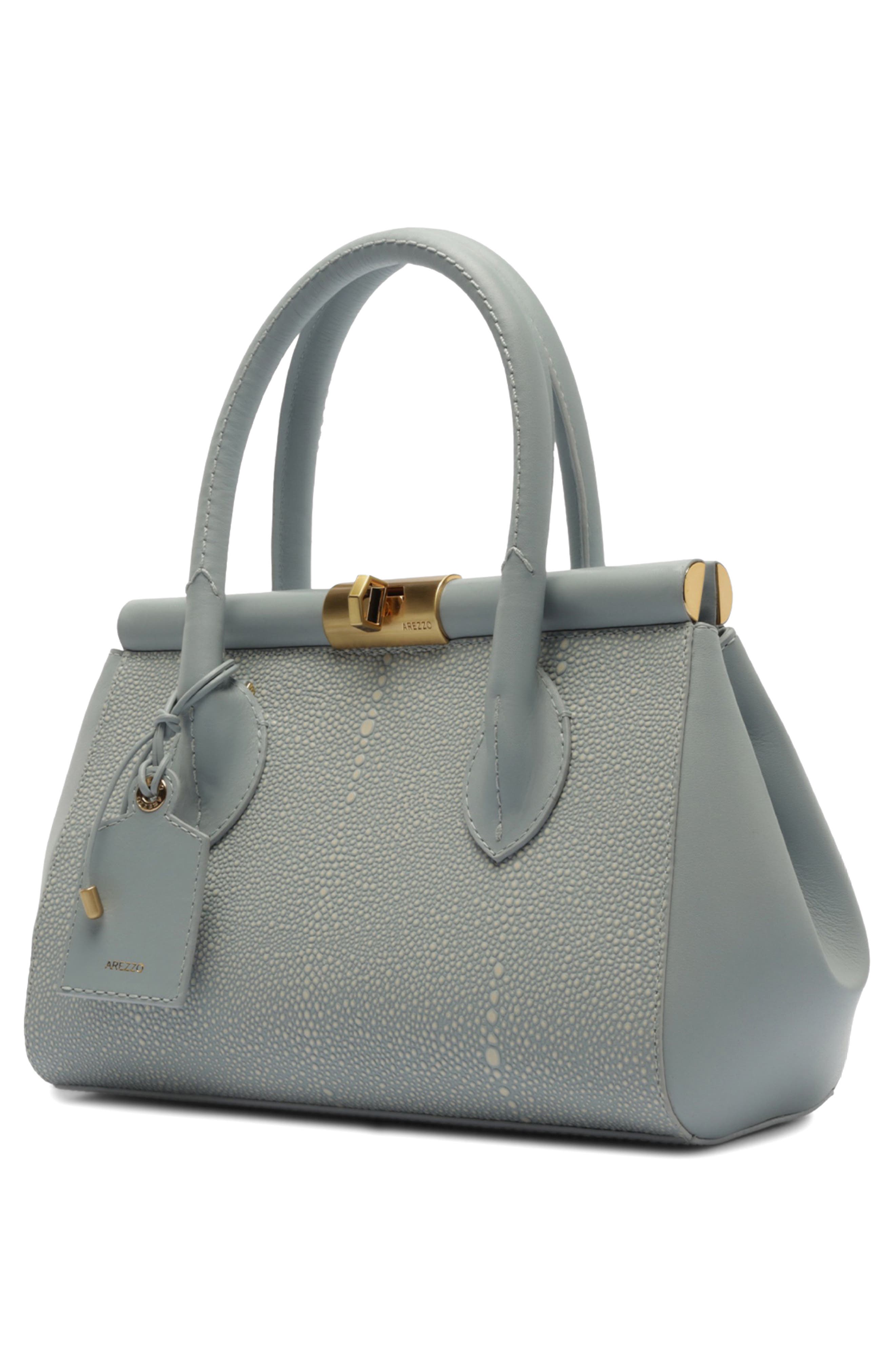 Medium Morgan Leather Tote, Alternate, color, GLACIER BLUE