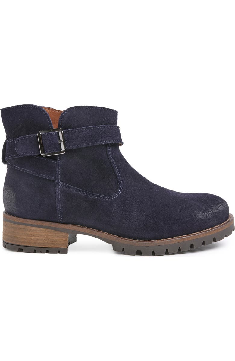 Celtic & Co. Strap Detail Ankle Boot, Alternate, color, Dark Navy