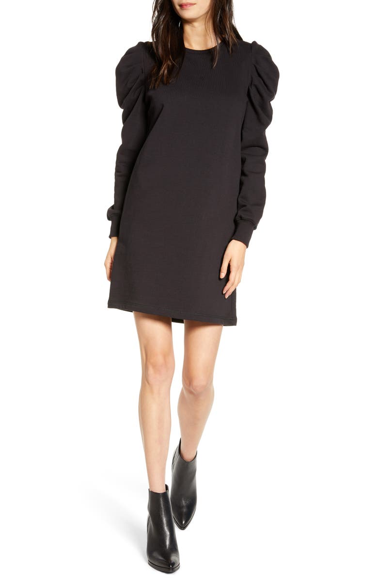 Rebecca Minkoff Janine Long Sleeve Shift Dress, Main, color, 