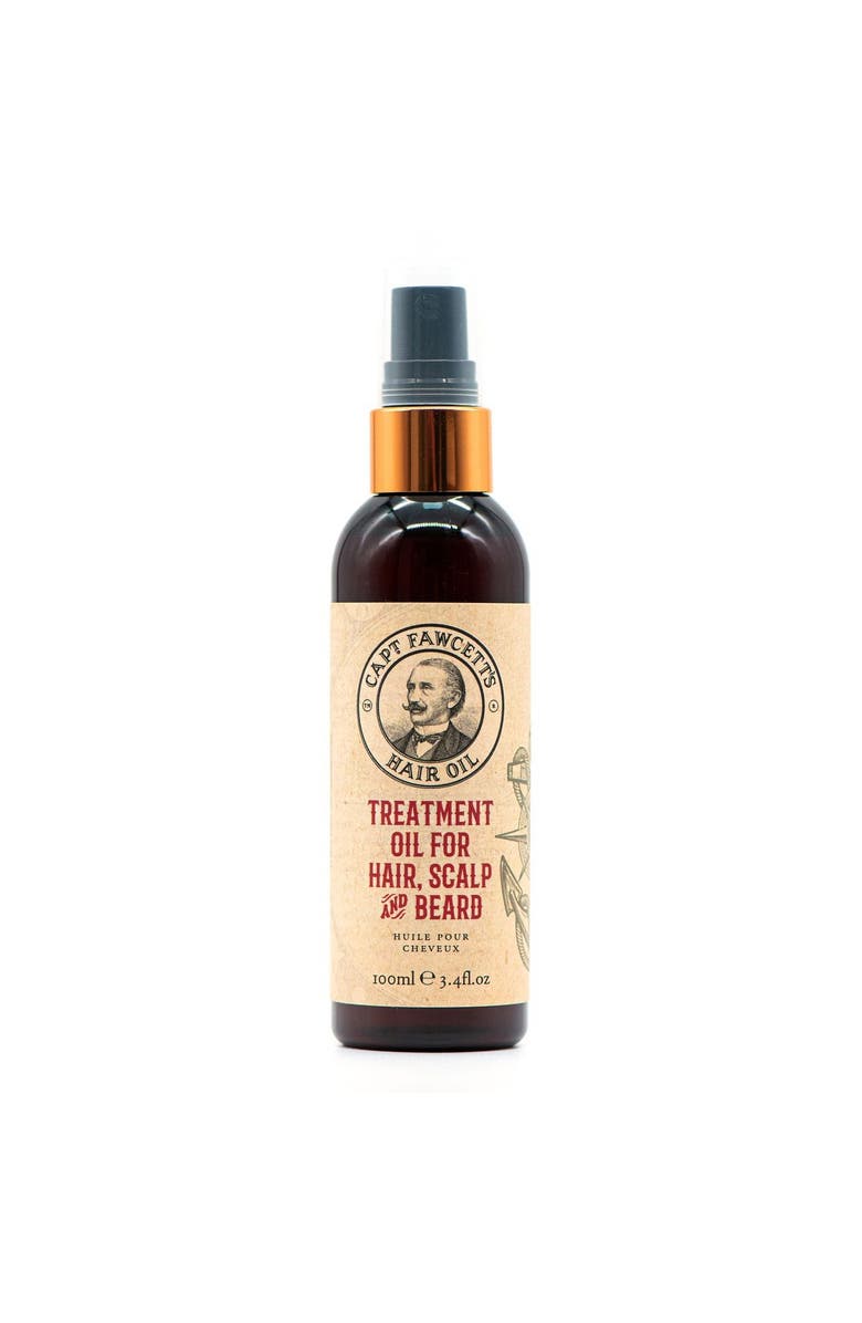 Captain Fawcett Treatment Oil For Hair, Scalp and Beard, Main, color, Hair Oil