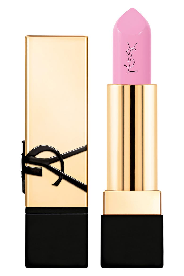 Rouge Pur Couture Caring Satin Lipstick with Ceramides, Main, color, P22 ROSE CELEBRATION