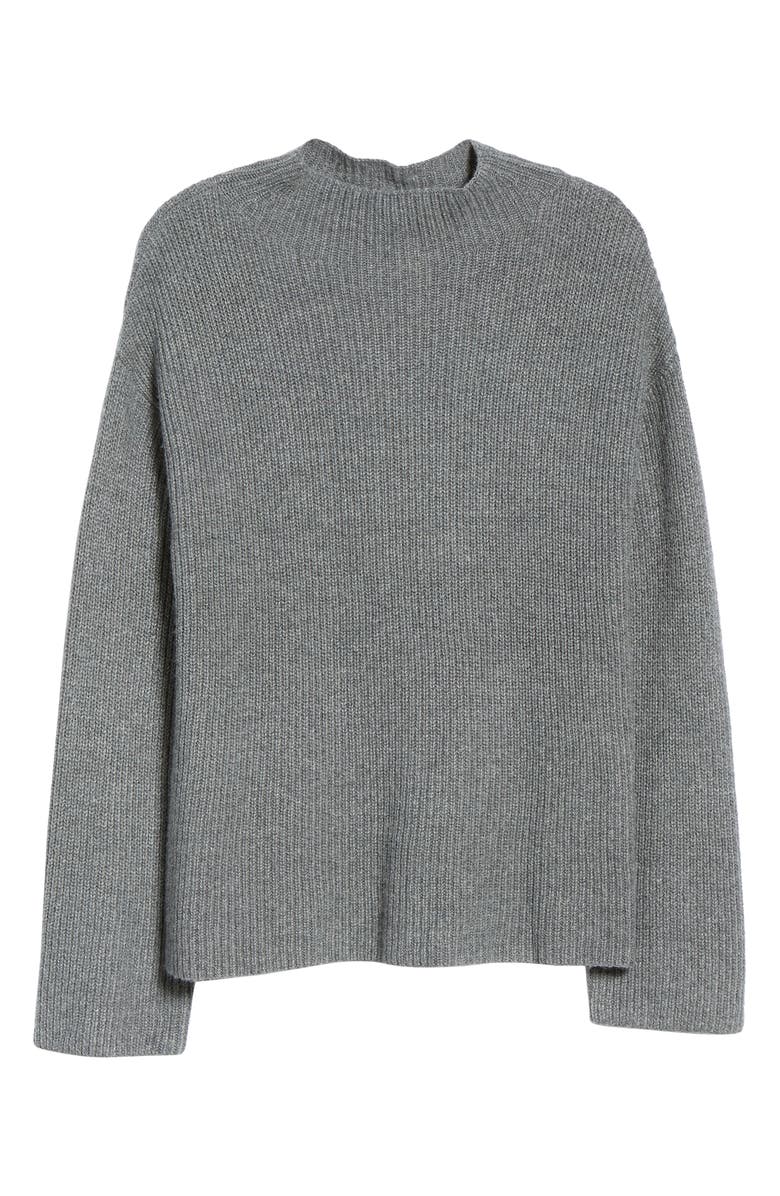 Treasure & Bond Ribbed Funnel Neck Sweater, Alternate, color, 