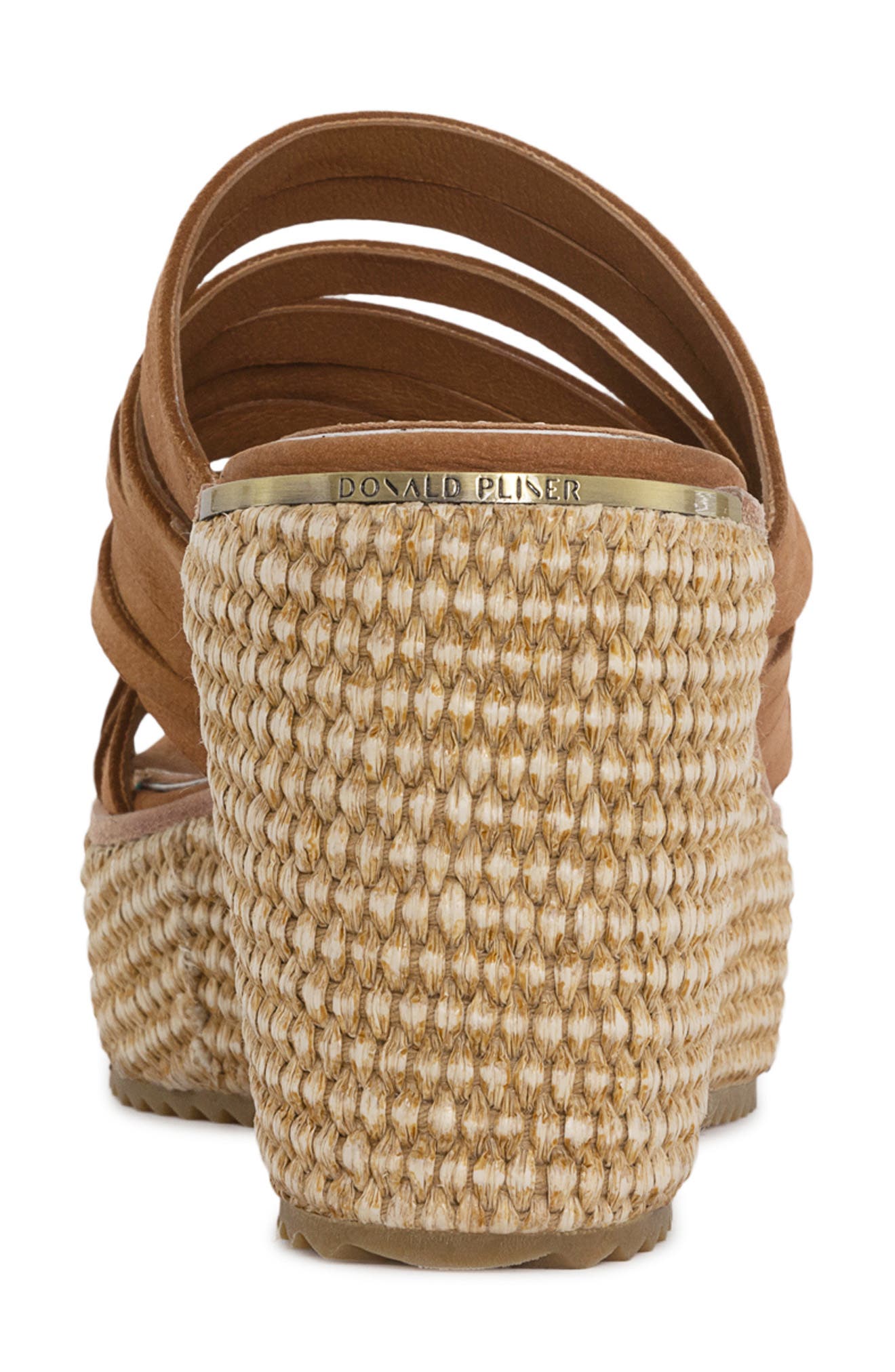 Donald Pliner Platform Wedge Sandal, Alternate, color, Toast