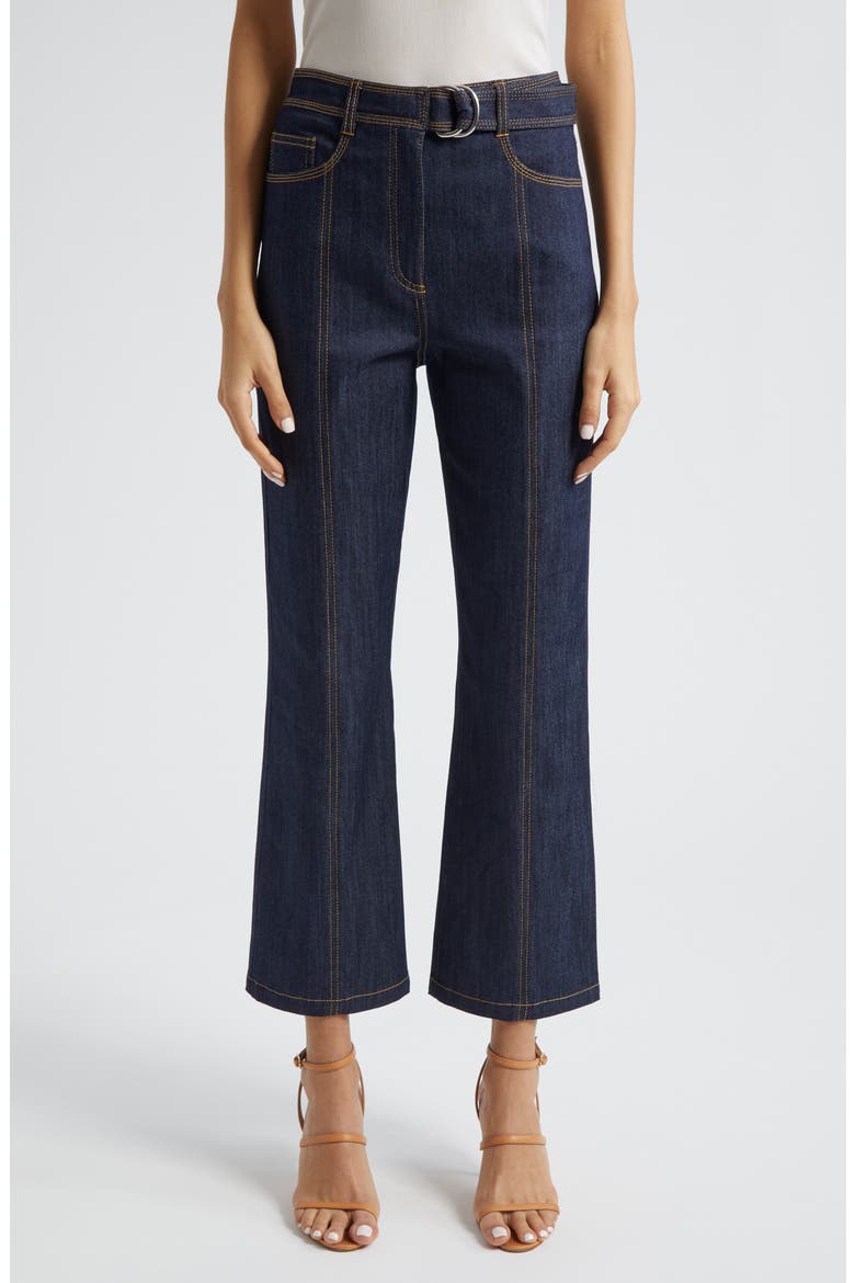 Madi Flare Leg Ankle Jeans, Main, color, INDIGO