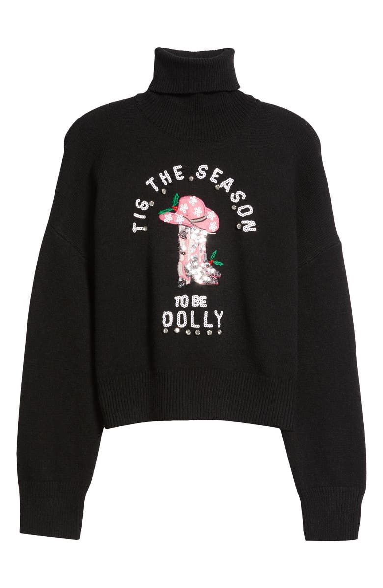 NASTY GAL 'Tis the Season to Be Dolly Sequin Sweater, Alternate, color, 