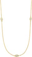 Bony Levy 18K Gold Diamond Station Necklace