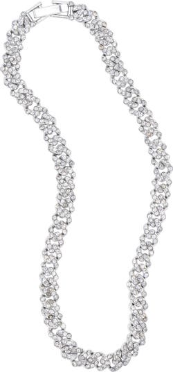 Crystal Pavé Curb Link Chain Anklet