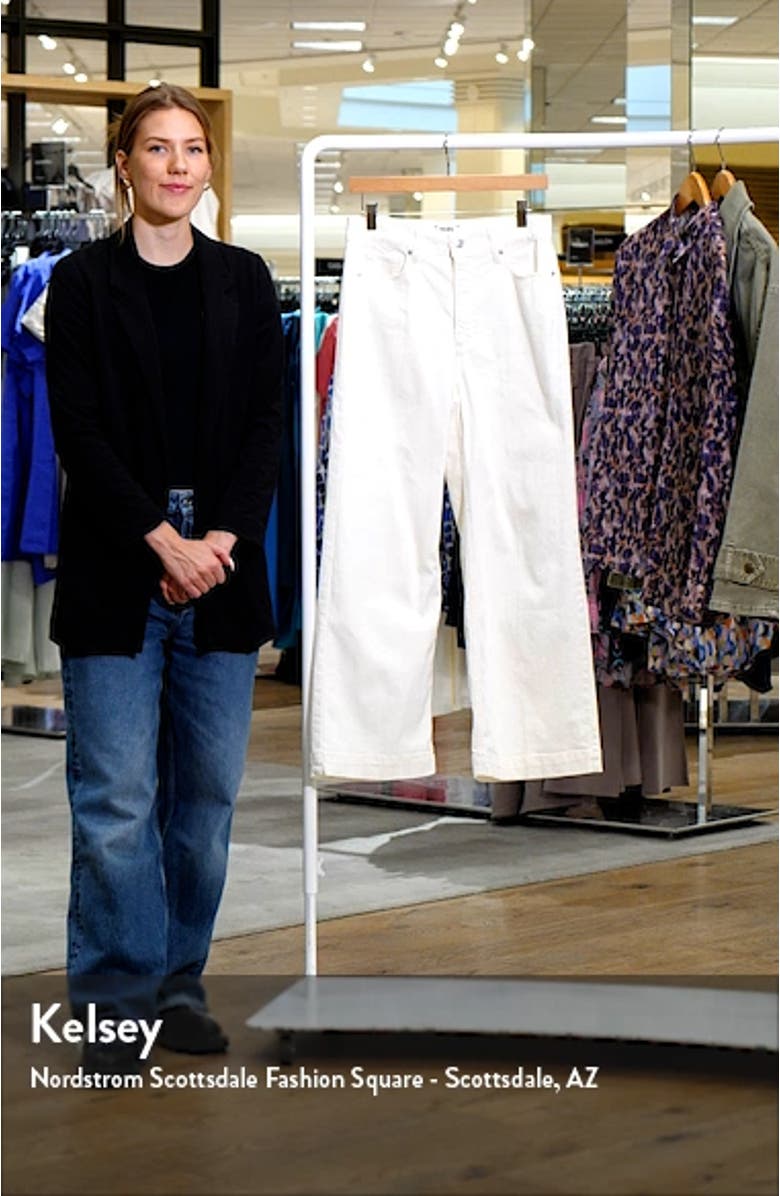 Anessa High Waist Wide Leg Crop Jeans, sales video thumbnail