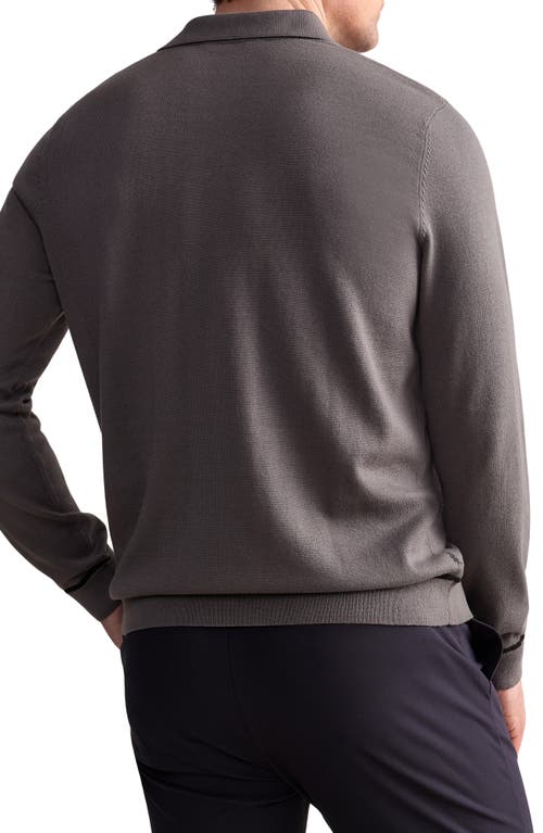 Rhone Compass Long Sleeve Polo In Multi