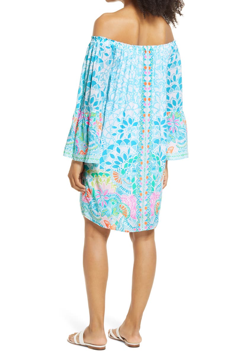 Lilly Pulitzer<sup>®</sup> Lilly Pullitzer<sup>®</sup> Nevie Off the Shoulder Dress, Alternate, color, 