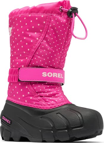sorel flurry weather resistant snow boot