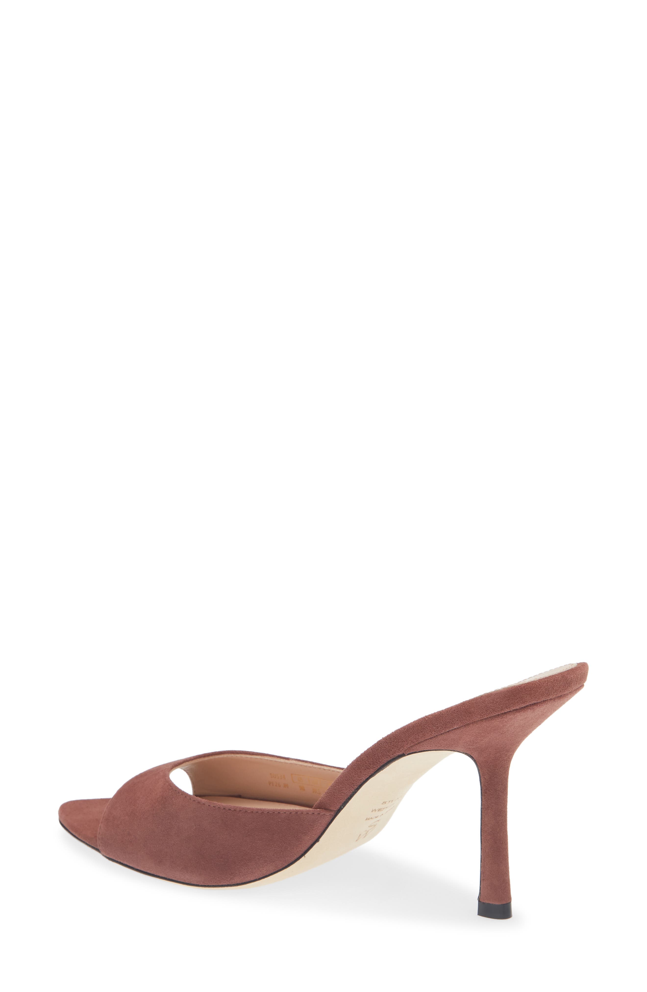 Stuart Weitzman Lexington Mule 85, Alternate, color, Brownstone