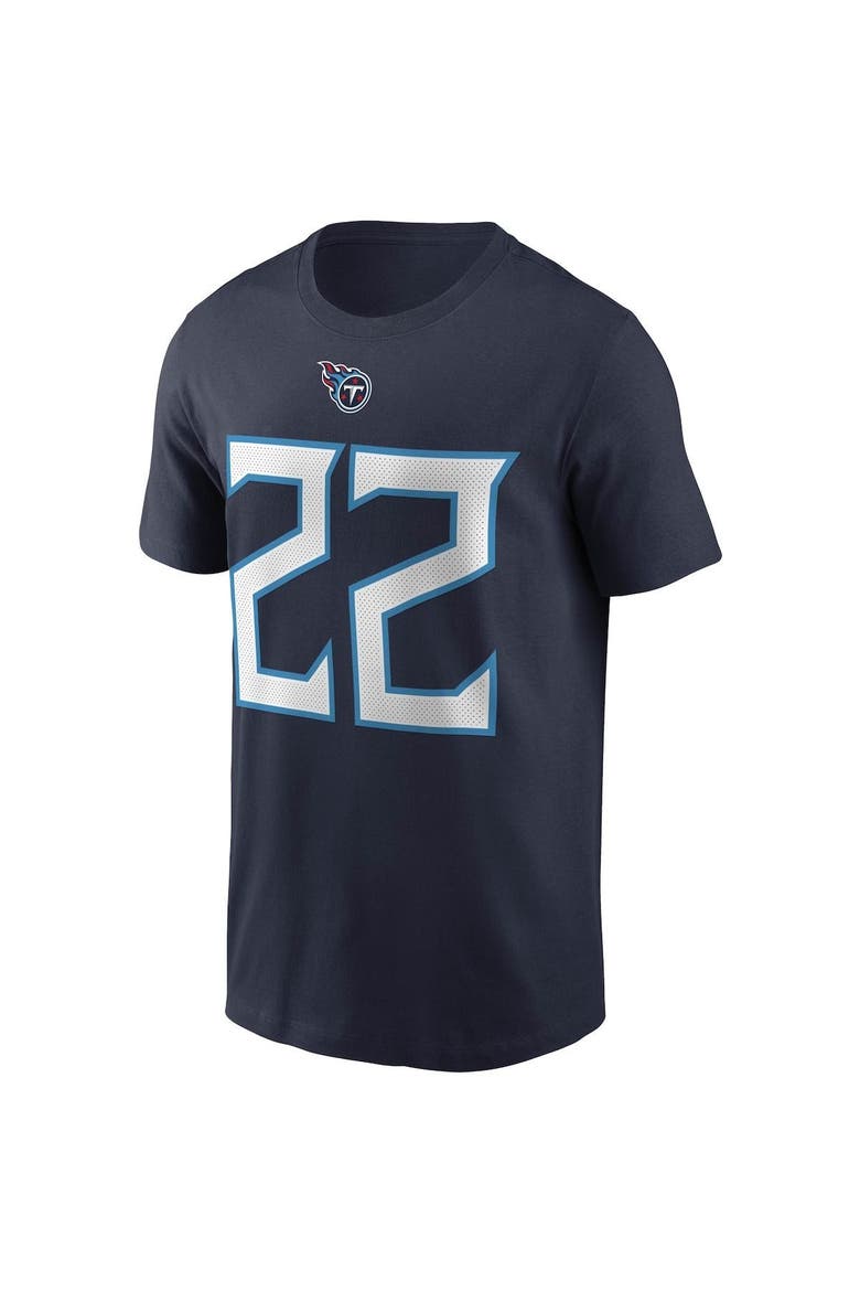 Men's Nike Derrick Henry Navy Tennessee Titans Name & Number T-Shirt, Alternate, color, NAVY