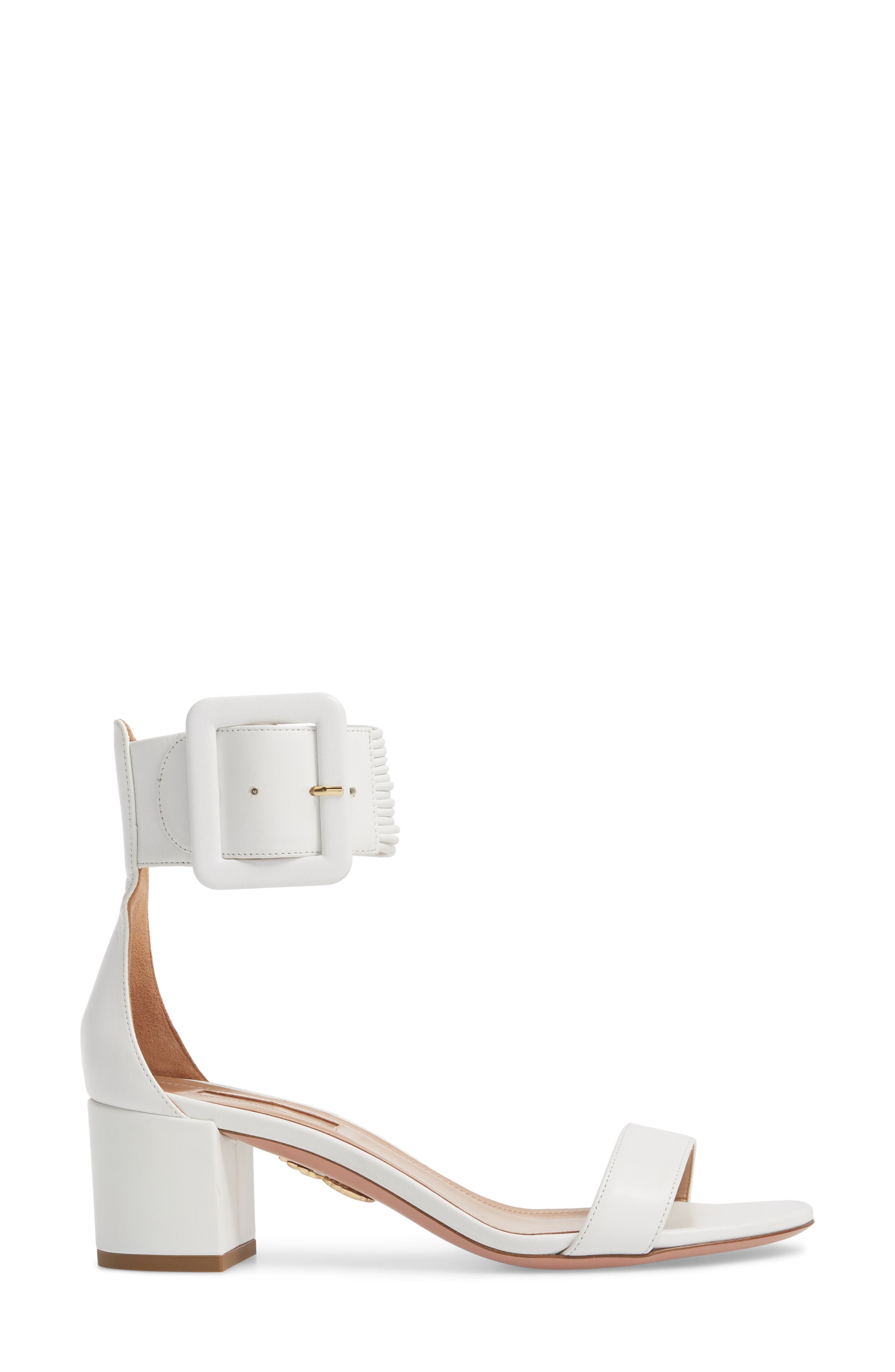 Aquazzura Casablanca Ankle Cuff Sandal, Alternate, color, 