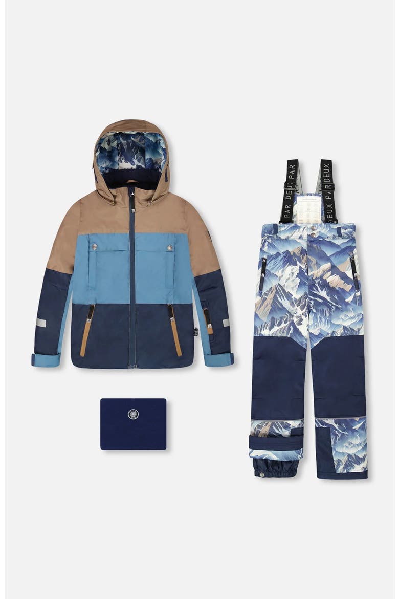 Boy Two-Piece Teknik Snowsuit, Main, color, Blue Mountains