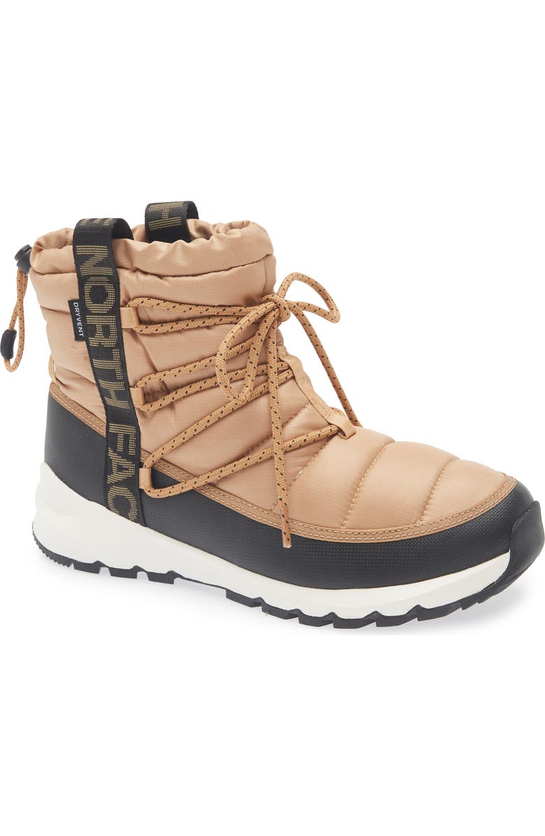 The North Face Thermoball<sup>™</sup> Waterproof Utility Boot, Main, color, Almond Butter/ Tnf Black