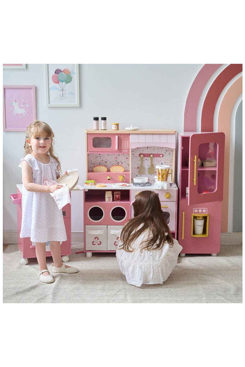 Little Chef Savannah Play Kitchen & Accessories, Alternate, color, PINK