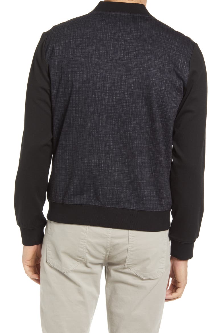 Stelvio Bomber Jacket, Alternate, color, BLACK