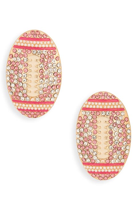 Football Stud Earrings