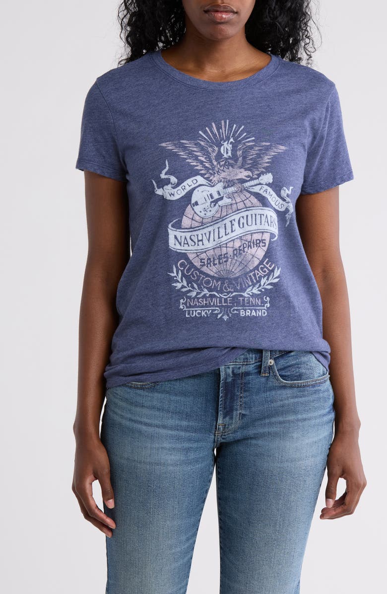 Lucky Brand Nashville Graphic T-Shirt, Main, color,