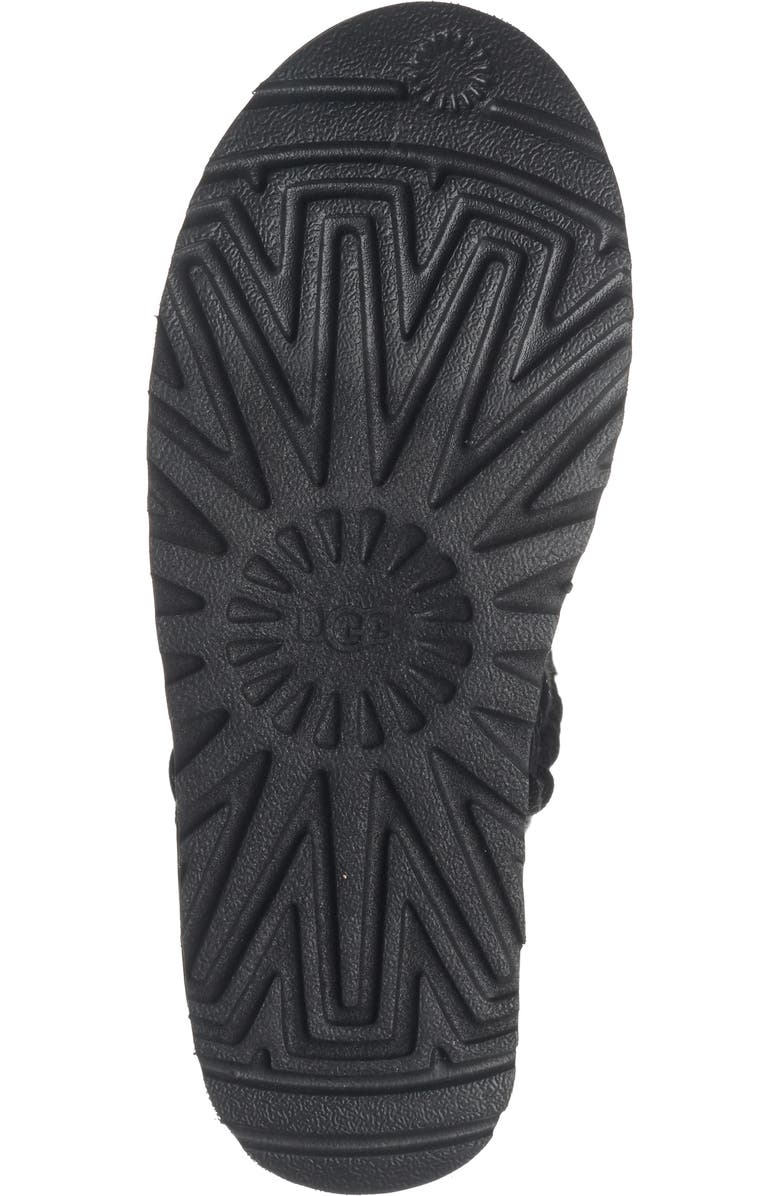 UGG<sup>®</sup> Classic Short Villa Knit Platform Boot, Alternate, color, Black
