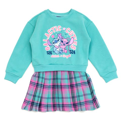 Lilo & Stitch Fleece Plaid Dress