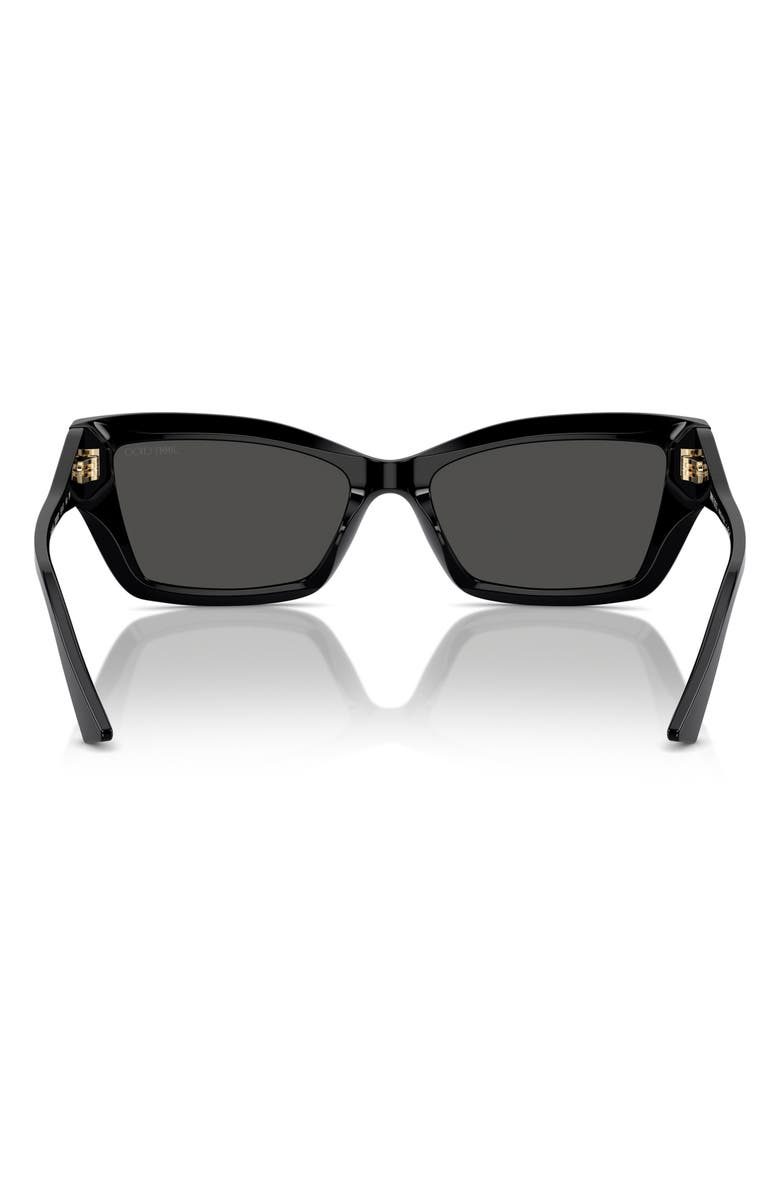 Jimmy Choo 55mm Cat Eye Sunglasses, Alternate, color, 