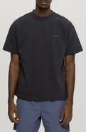 Maui & Sons Break Neck Oversize Textured Cotton T-Shirt