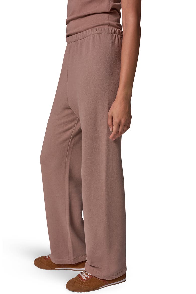 French Terry Straight Leg Pants, Alternate, color, CAMEL