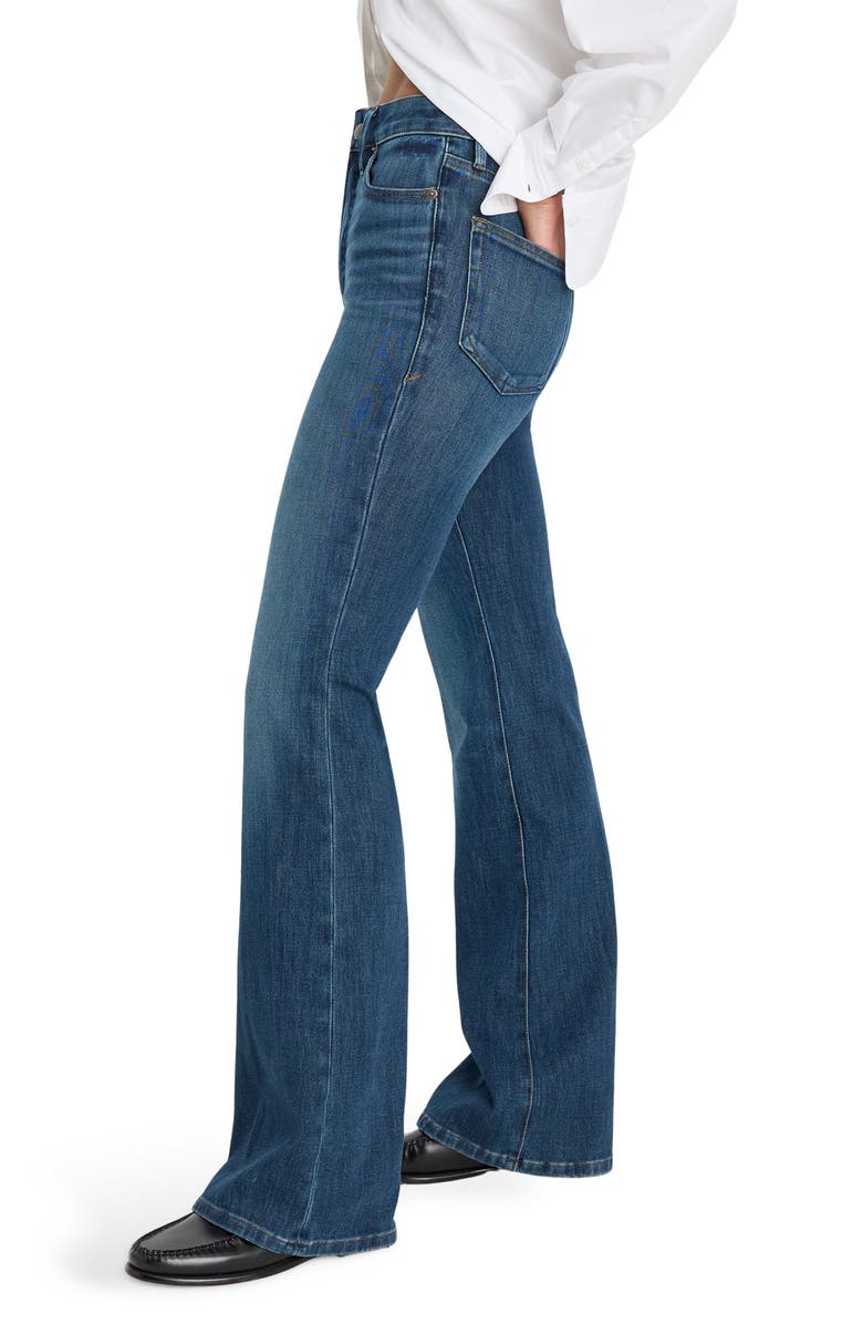 Good American Soft-Tech Good Classic Bootcut Jeans, Alternate, color, Indigo863
