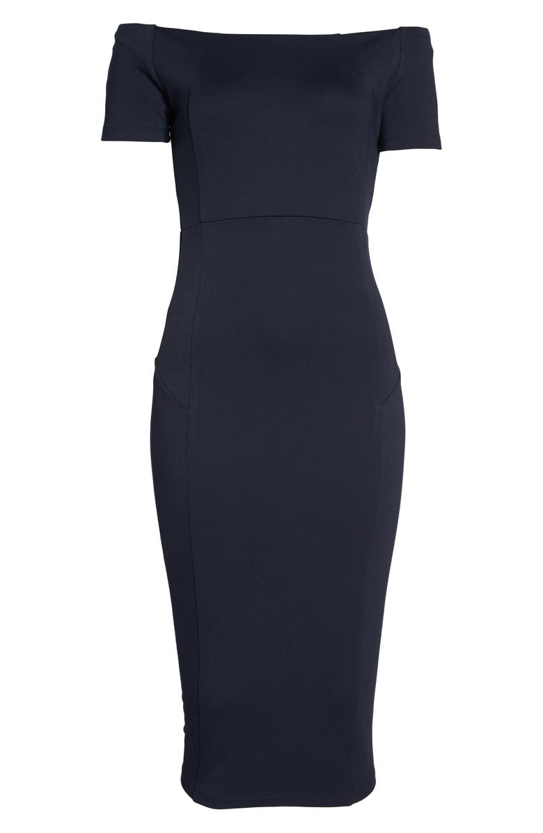 Felicity & Coco Off the Shoulder Sheath Dress, Alternate, color,