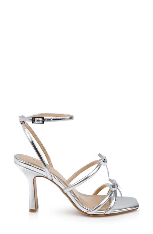 Jewel Badgley Mischka Women's Kiyomi Ii Stiletto Dress Sandals In Silver Metallic
