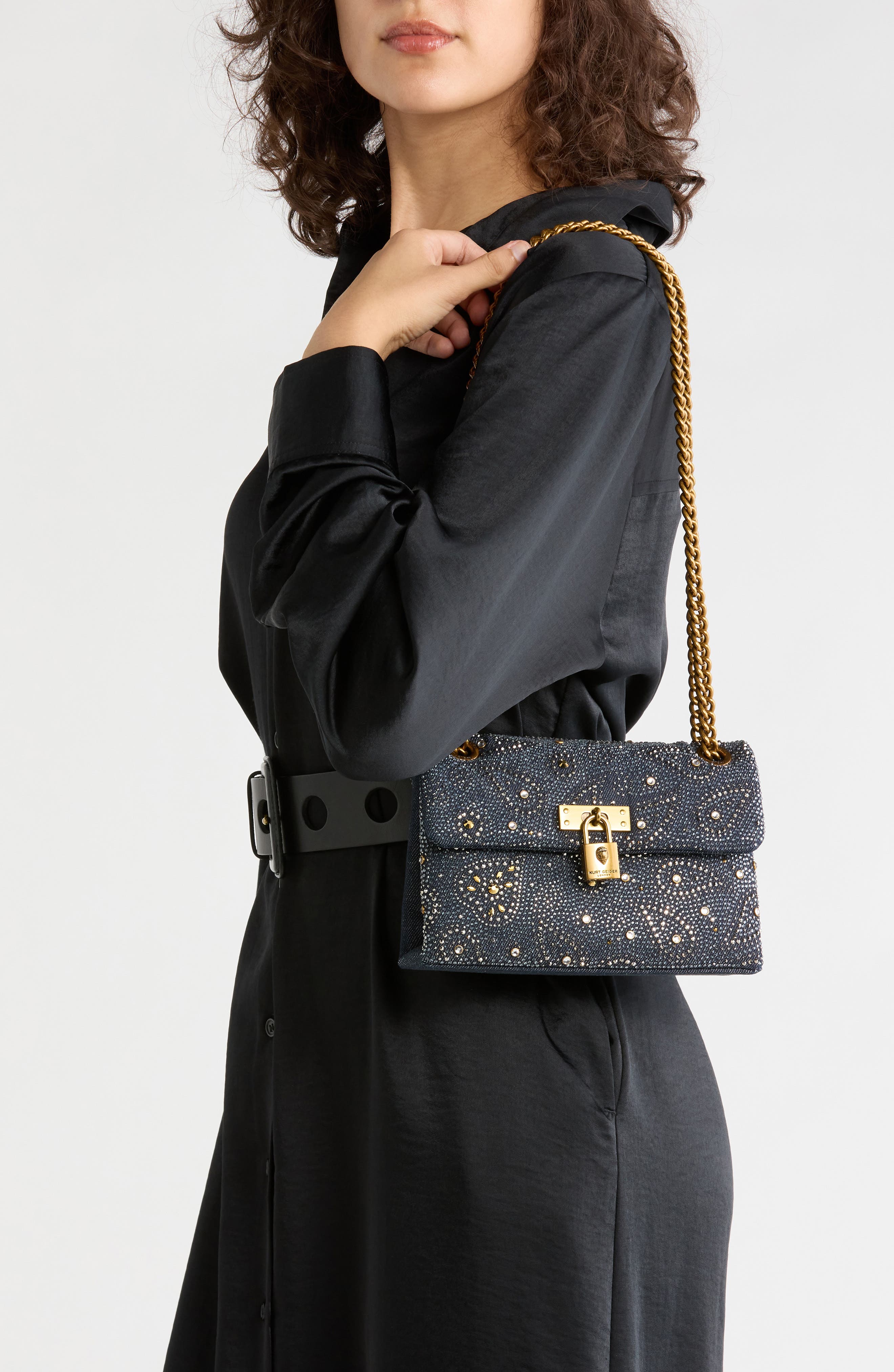 Mini Brixton Fabric Crossbody Bag, Alternate, color, DARK BLUE