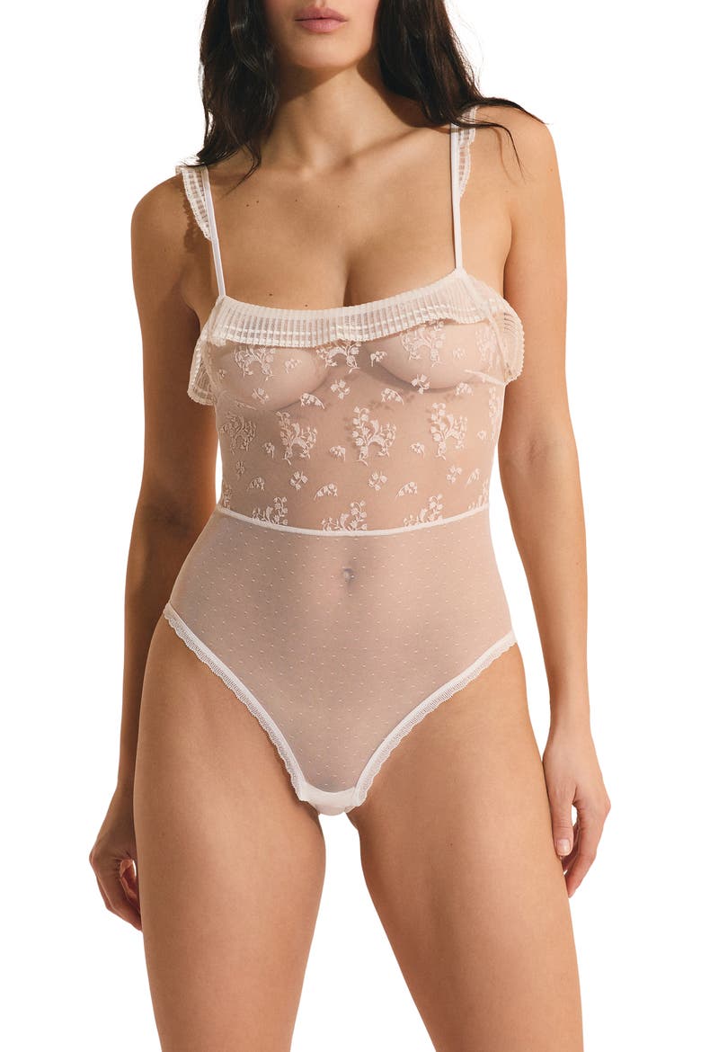 Harmonie Bodysuit, Main, color, ECRU